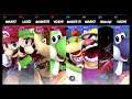 Super Smash Bros Ultimate Amiibo Fights – Request #16442 Super Mario  Heroes of the stars team battl