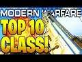 TOP 10 BEST CLASS SETUPS MODERN WARFARE 1.08 PATCH! COD MODERN WARFARE BEST GUNS + CLASS SETUPS!