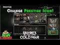 CoD Cold War how to change custom Prestige Icons in Shop