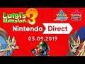Nintendo Direct am 05.09.2019 zu Pokémon Schwert / Schild und Luigis Mansion 3 - Nintendo News MIX