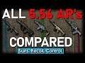 PUBG: ► ALL 5.56 ASSAULT RIFLES COMPARED (Stats, Recoil, Best Attachments)