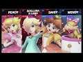 Super Smash Bros Ultimate Amiibo Fights – Request #15082 Peach & Rosalina vs Daisy & Wendy