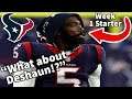 Tyrod Taylor WILL Start for The Houston Texans Week 1!!? What Happens to Deshaun Watson!!?