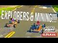 BUILDING EXPLORERS AND STARTING MINING!! - Scrap Mechanic Survival Coop - E3
