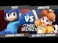 CB 2019 SSBU - dB | yeti (Mega Man) Vs Zinoto (Daisy, Peach) Smash Ultimate Tournament Losers Finals