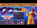 🔥New Anna Character Coming in 1.7.0 Update With New Lobby | Free Character Voucher Also Coming 😍