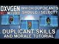 Oxygen Not Included Tutorial: Duplicant Skills and Morale