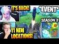 Streamers React to *NEW* Season 11 MAP & *EVENT* Rocket Launch In Dusty Depot! (Fortnite BR)