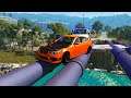 Super Narrow Bridges vs Cars #1 | BeamNG DRIVE