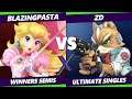 S@X 410 Winners Semis - BlazingPasta (Peach) Vs. ZD (Fox) Smash Ultimate - SSBU