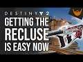 The Recluse is EASY to Get in Destiny 2 Shadowkeep