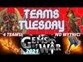 4 TEAMS for WORLD EVENT & Faction | Gems of War Guide 2021 | Indrajits Palace & HUNTING THE LEOCORN