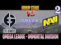 EG vs NAVI Game 2 | Bo3 | Groupstage OMEGA League Immortal Division | DOTA 2 LIVE