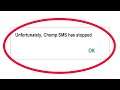 Fix Unfortunately Chomp SMS Has Stopped Error in Android & Ios Mobile Phone