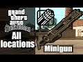 GTA San Andreas Weapons | Minigun All Locations