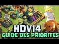 HDV14 Le GUIDE COMPLET des Priorités | Mise A Jour Clash of Clans