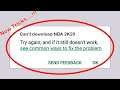 How To Fix Can't Download NBA 2K20 App Error On Google Play Store Problem Solved