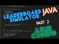 Lo-fi ASMR coding a player leaderboard simulator (Part 2) with keyboard noises