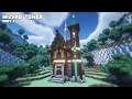 Minecraft tutorial: How to build a wizard tower/house in Minecraft |Part 1