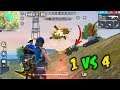 Scar Solo vs Squad Unbelievable HeadShot - Garena Free Fire- Total Gaming