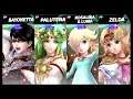Super Smash Bros Ultimate Amiibo Fights  – Request #18381 Bayonetta vs Palutena vs Rosalina vs Zelda