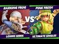 S@X 409 Losers Semis - Barking_Frog (Sheik, Inkling) Vs. Pink Fresh (Min Min) Smash Ultimate - SSBU