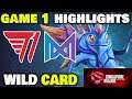 T1 vs Nigma Game 1 Singapore Major 2021 Wildcard Dota 2 Highlights