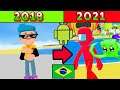 A ABSURDA EVOLUÇÃO DE PK XD (2018-2021 JOGO BRASILEIRO)(TODAS AS VERSÕES)