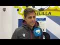 Alessio Lisci: "Le doy la enhorabuena al equipo, entró súper motivado frente al Huracán Melilla"