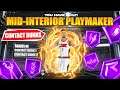*CONTACT DUNKS* ON A MID-INTERIOR PLAYMAKER BUILD ON NBA 2K21! BEST GUARD BUILD ON NBA 2K21!