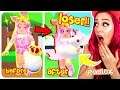 First One to Open a LEGENDARY PET LOSES! Loser Has to Do a DARE! Roblox Adopt Me Challenge