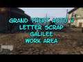 Grand Theft Auto V Letter Scrap 34 Galilee Work Area