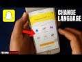 How to Change Support Language in Snapchat