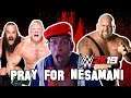 Pray For Nesamani - WWE Match - Nesamani vs Brock Lesnar, Big Show and Braun Strowman
