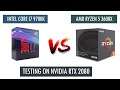 R5 3600X vs i7 9700k - RTX 2080 - Benchmarks Comparison