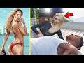 Franklin Meets The Loading Screen Girl in GTA 5 (funny)
