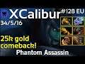 XCalibur [SNG] plays Phantom Assassin!!! Dota 2 7.22
