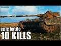 АХЕРЕННО ГРАМОТНЫЙ НАГИБ на ЛТ10 AMX 13 105 World of Tanks лучший бой