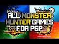 ALL Monster Hunter Games for PSP (PPSSPP) 1080p 60fps