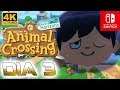 Animal Crossing New Horizons I DIA 3 I Pachangas mi nuevo hogar I Español I 4K