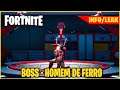 FORTNITE | HOMEM DE FERRO - BOSS FIGHT