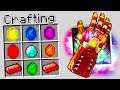 HOW TO CRAFT AVENGERS ENDGAME POWER GAUNTLET! (Minecraft 1.14 Crafting Recipe)