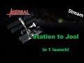[KSP] Single Launch Station to Jool (Stream Highlights)