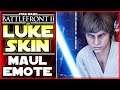Neuer Luke Skin & Maul Emote - So freischalten - Star Wars Battlefront 2