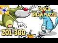 PENCIL DRAW PUZZLE - DRAW ONE PART Gameplay Level 201 - 300