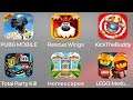 Pubg Mobile,ResueWings,KickTheBuddy,TotalPartyKill,Homescapes,Lego Merlok Nexo Knights Android/iOS