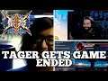 Daily FGC: Blazblue Cross Tag Battle Moments: TAGER GETS GAME ENDED