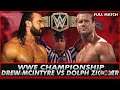 DREW MCINTYRE VS DOLPH ZIGGLER - WWE CHAMPIONSHIP MATCH : RAW JUL 27, 2020 | WWE2K20