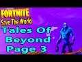 Fortnite Save The World - Tales Of Beyond Page 3 Story Part 225