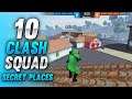 TOP 10 CLASH SQUAD SECRET PLACES IN FREE FIRE | FREE FIRE CLASH SQUAD TIPS AND TRICKS (PART - 21)